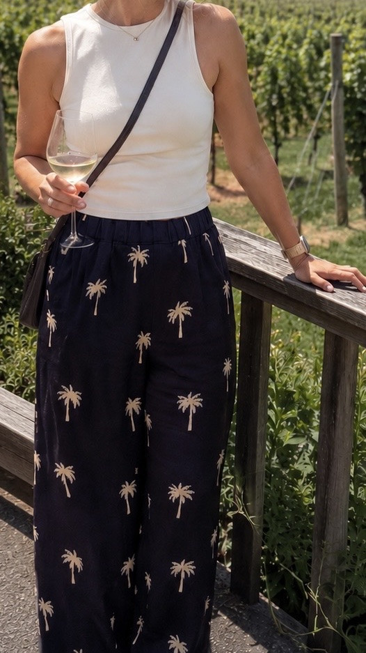 Wine country days, vineyard views, and an outfit that feels as effortless as the moment. 🍷🌿🍇

Pants @cupshe (link 🔗 ) LTK 

#WineCountry #WineryStyle #VineyardVibes #Over50Style #WineTasting