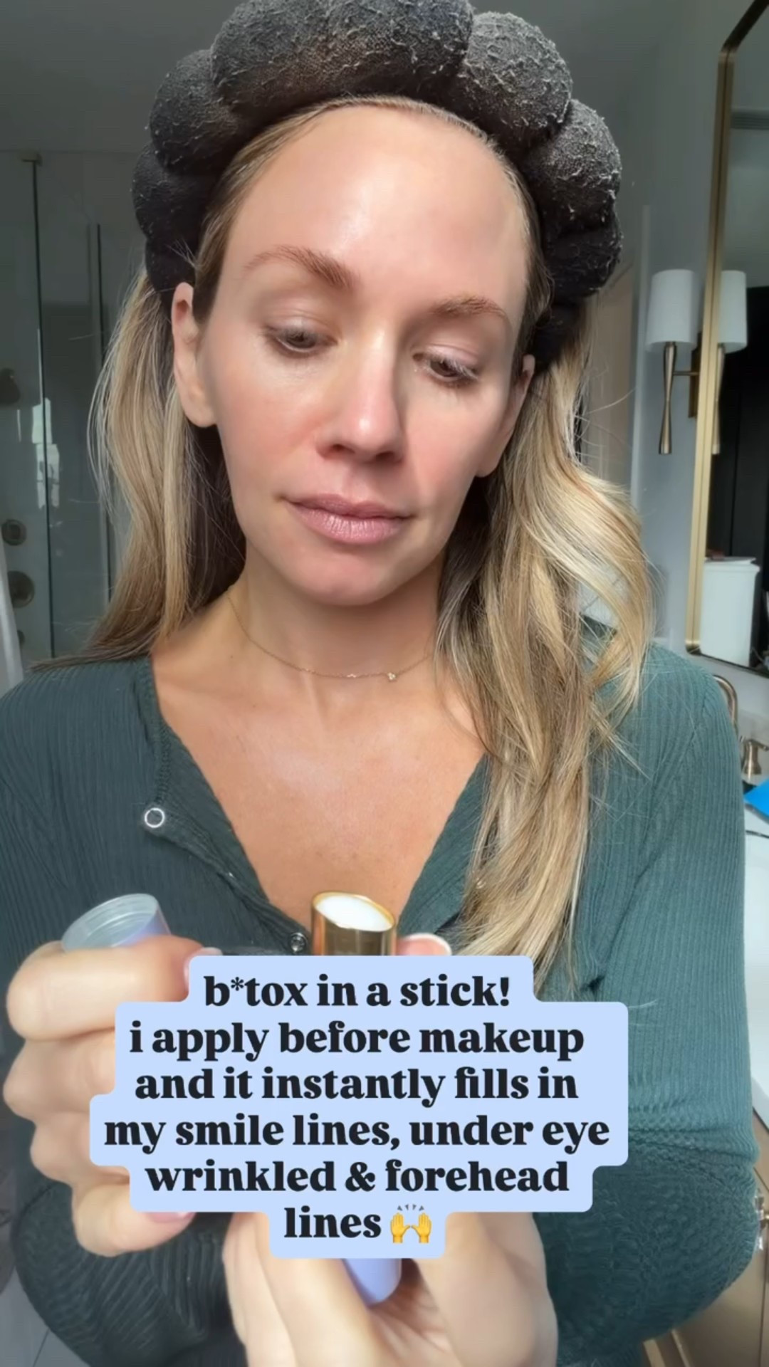 Viral B*tox Stick! I apply this after skincare but before my makeup. It instantly plumps my smile lines, under eye lines, and forehead lines. 

#LTKBeauty #LTKFindsUnder50 #LTKSaleAlert
