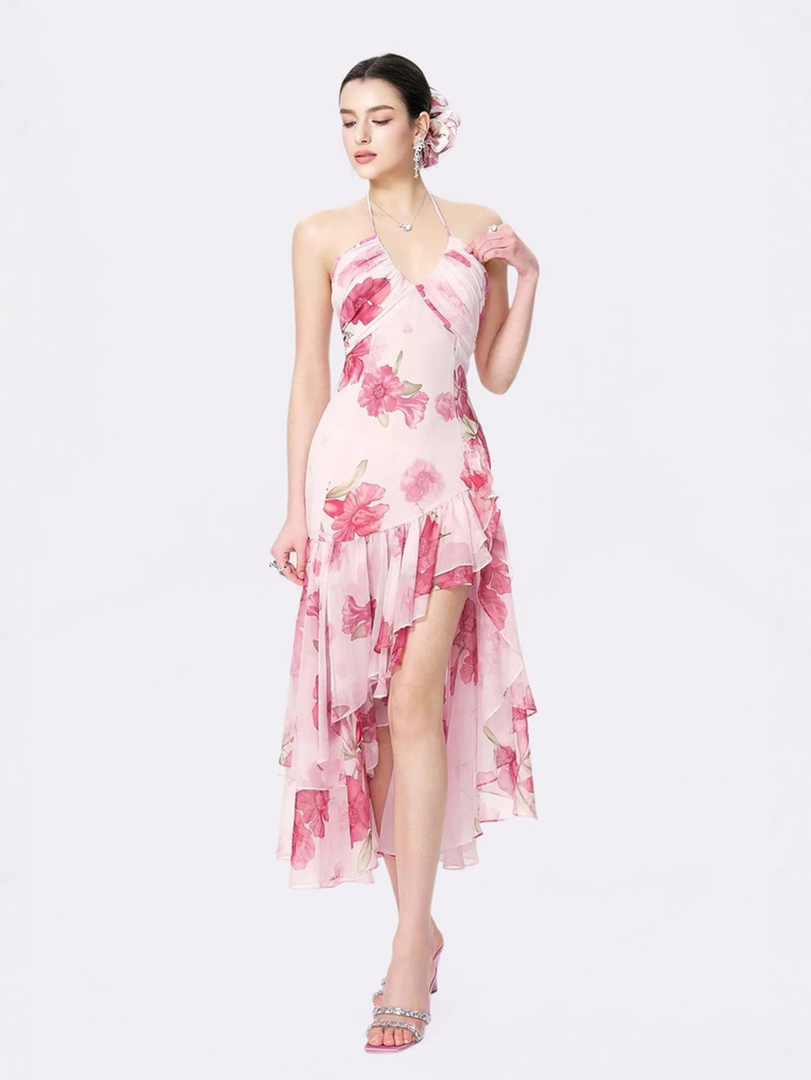Vivienne Dress: Pink Dress for Garden Wedding Guest | Nana Jacqueline | Nana Jacqueline