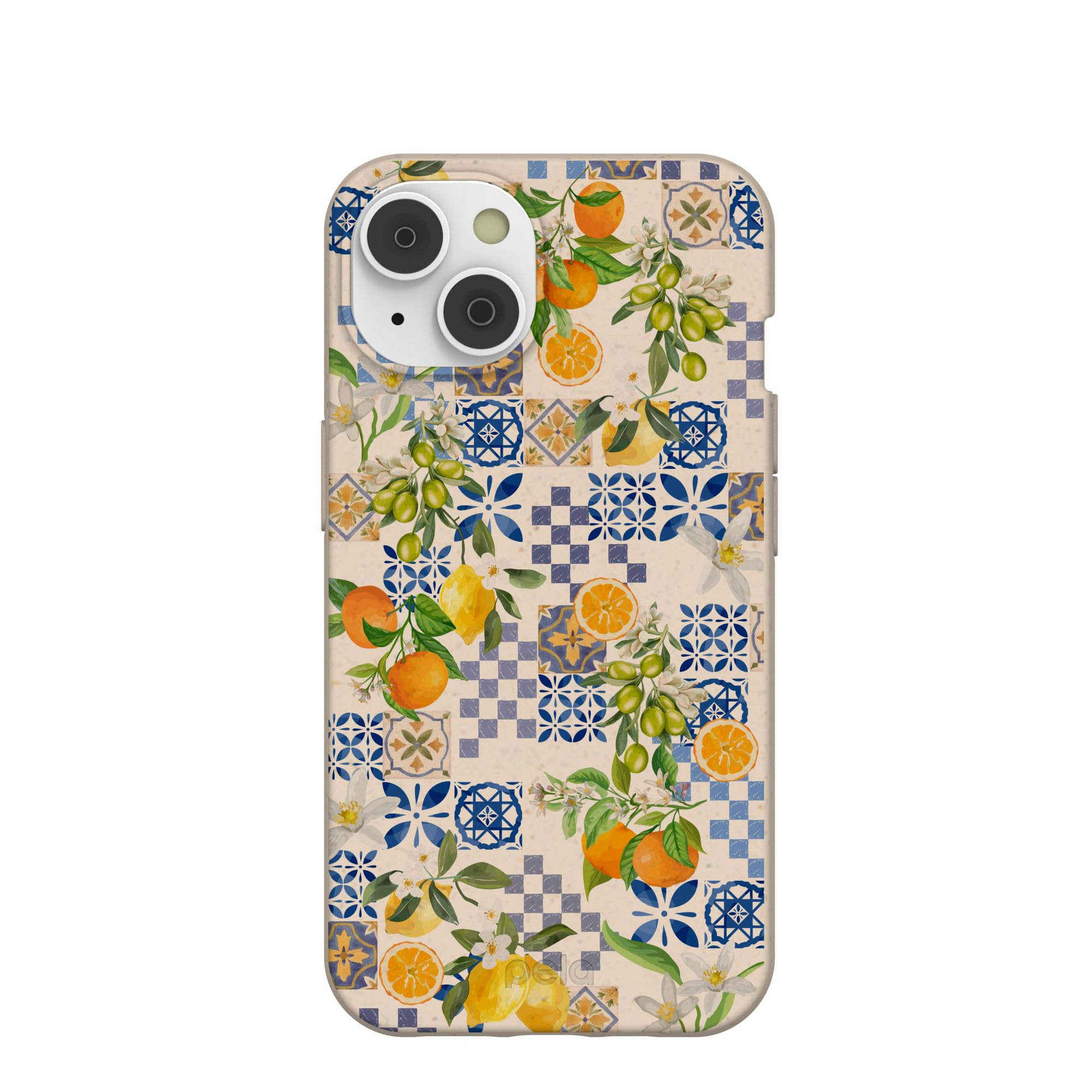 Pela | Phone Case Compatible with iPhone 16e/14 | Limited Edition | Compatible with MagSafe | Cute Eco Friendly | Amalfi Fruits | Amazon (US)