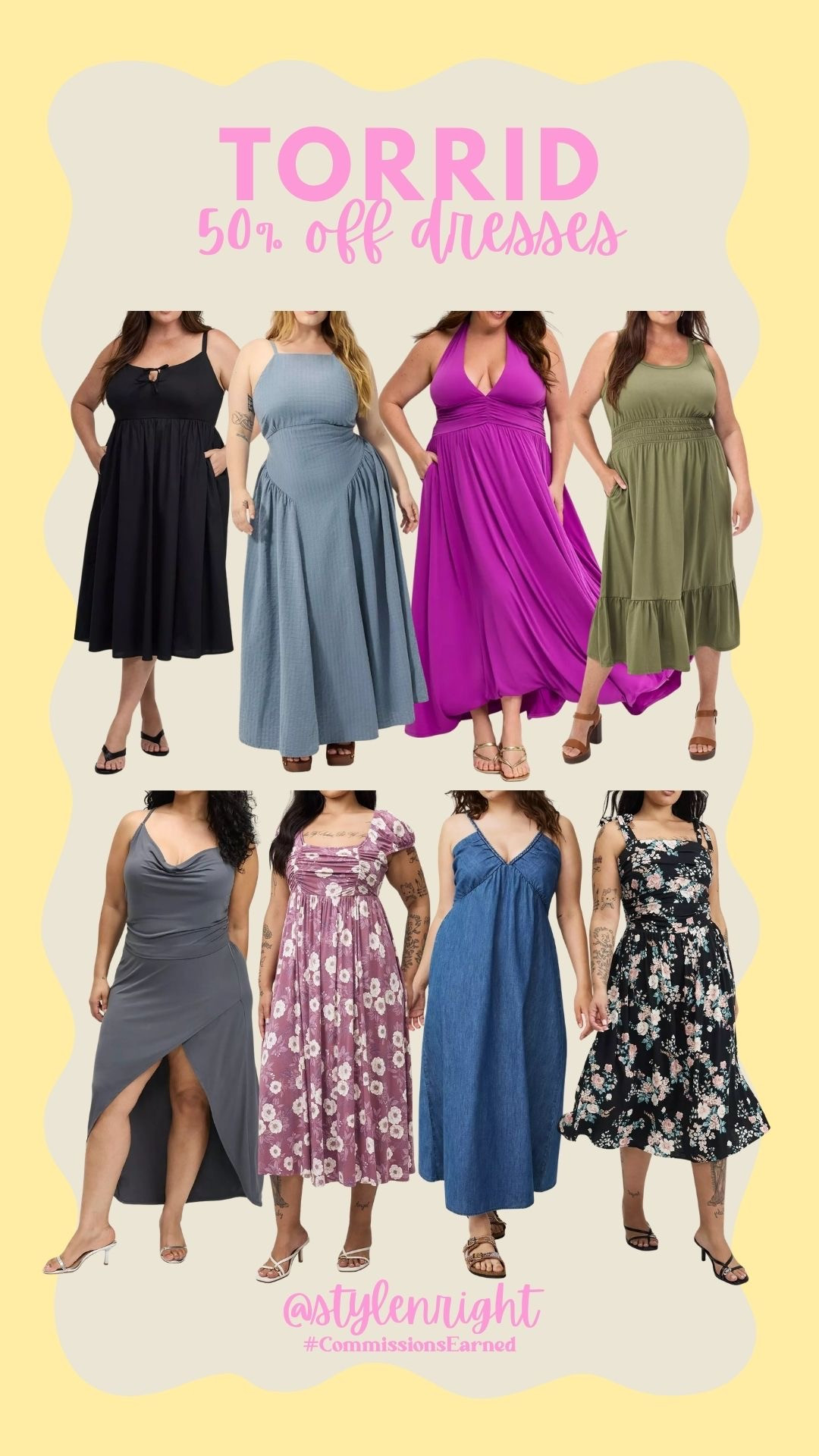 50% off dresses from Torrid!! 

finds under 100, finds under 50, summer to fall fashion, watchnow, new arrivals, midsize fashion, petite friendly, Shelli Enright 

 #LTKSeasonal #LTKMidsize #LTKPetite