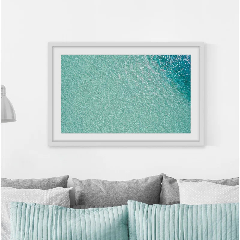 Highland Dunes 'Azul Sin Fin' Framed Photographic Print | Wayfair | Wayfair North America