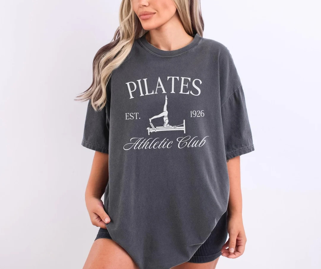 Pilates Club Shirt Pilates Athletic Club T-shirt Pilates Social Club Tshirt for Pilates Instructo... | Etsy (US)