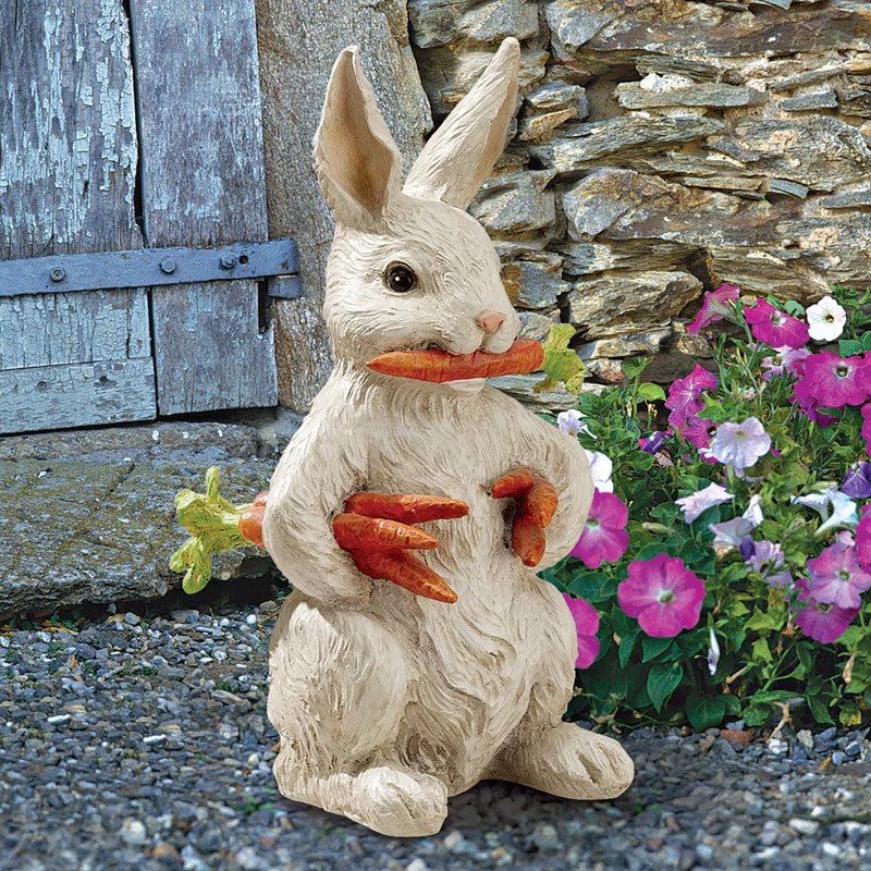 Carotene the Rabbit Garden Statue | Wayfair North America