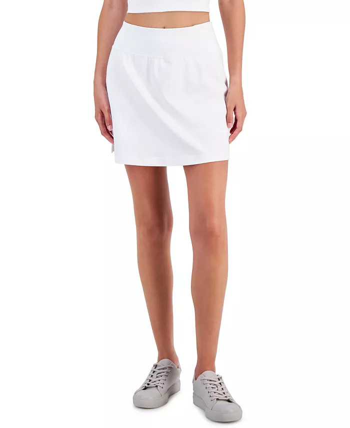 Women's Active Solid Pull-On Skort, Created for Macy's | Macy's