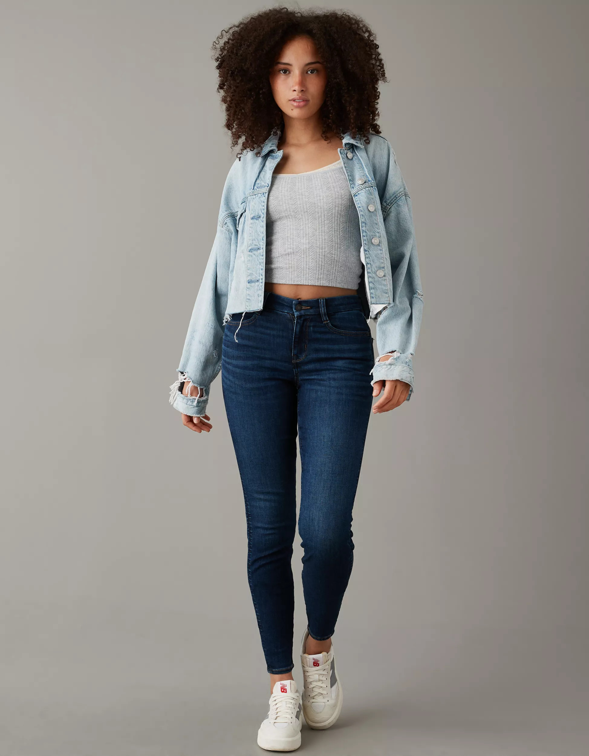 AE Next Level Curvy V-Waist High-Waisted Jegging | American Eagle Outfitters (US & CA)