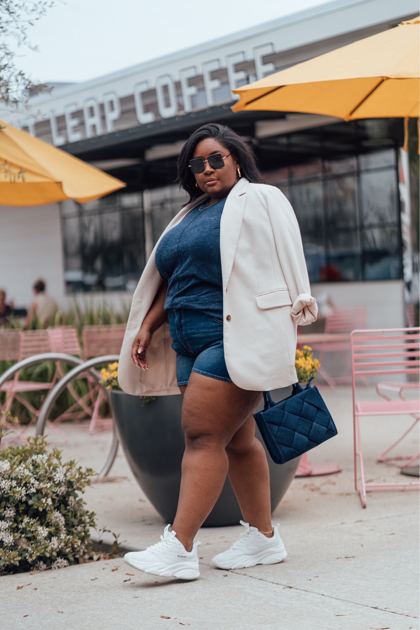 Plus size casual denim outfit idea.

Plus size fashion. Target tops. Walmart shorts. Spring outfits. Denim shorts. Madden NYC shoes. Women’s fashionn

#LTKfindsunder50 #LTKplussize