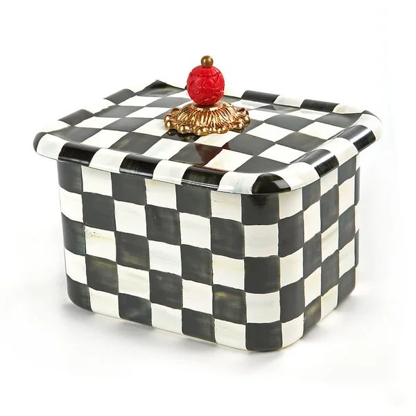 Courtly Check® Enamel Decorative Box | Wayfair North America