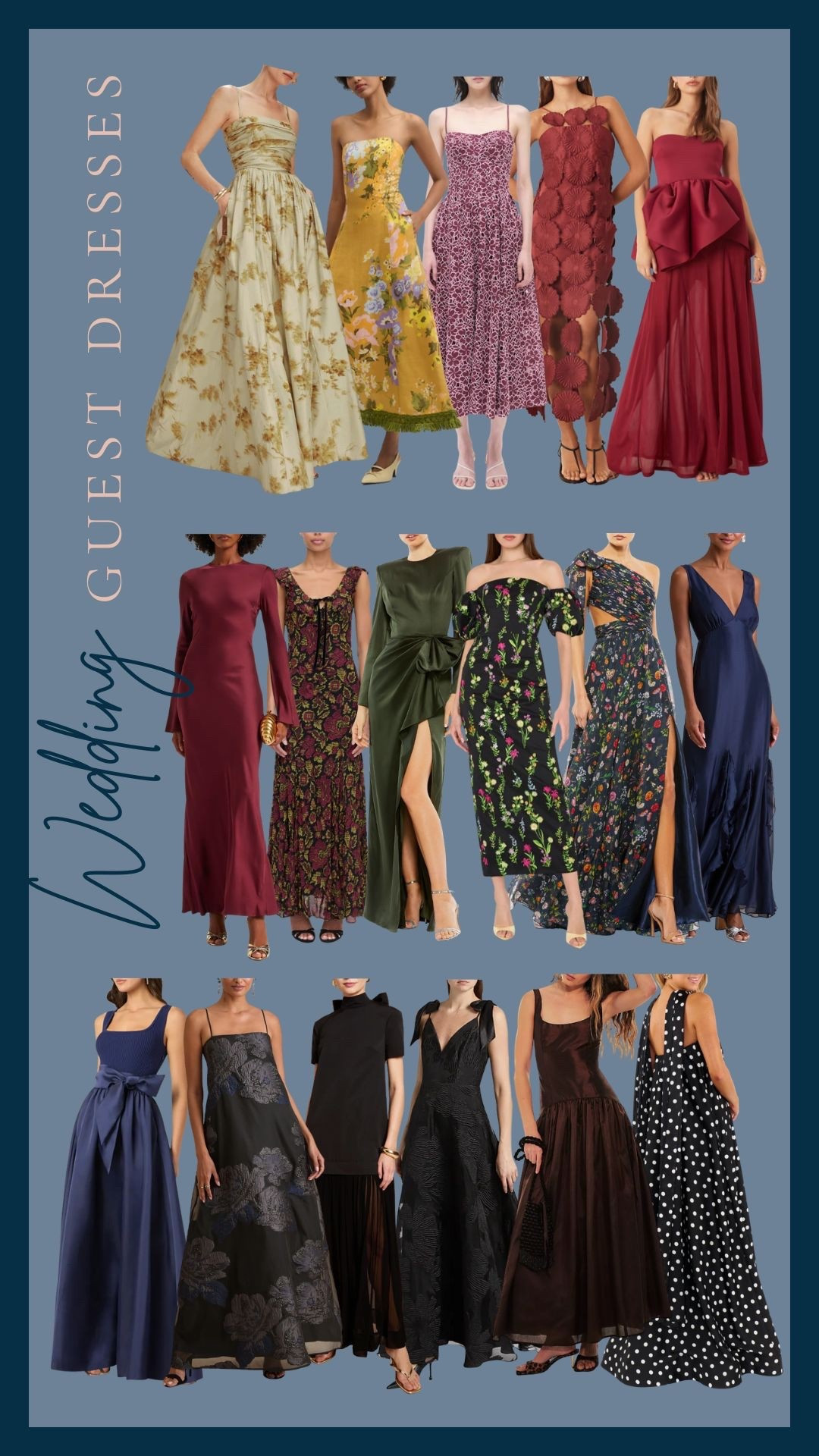 Fall wedding Guest dresses