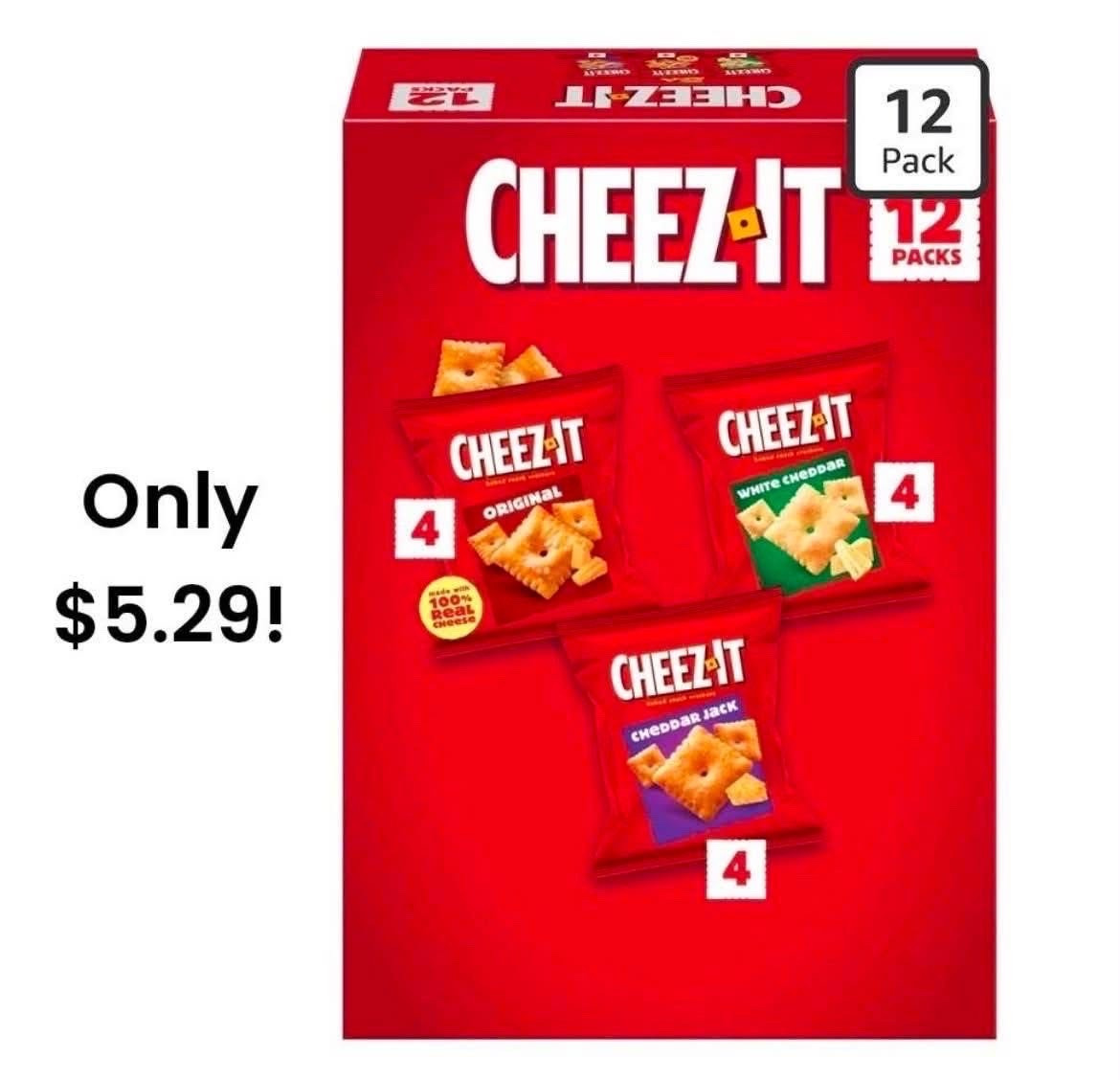 Cheez-It Variety Pack only $5.29 right now at Amazon! Lowest I’ve seen this popular snack item in months. Great price!

#LTKSaleAlert #LTKfoodie #LTKHome