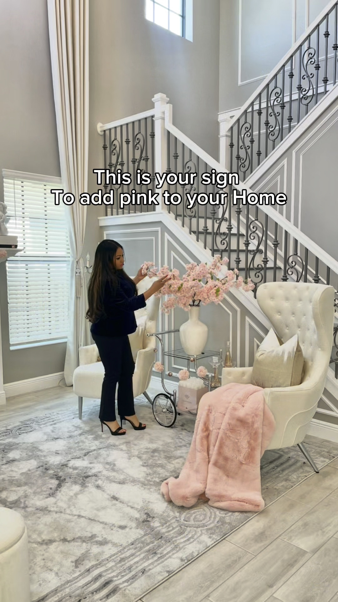 Pink valentines and spring decor bar cart

#LTKParties #LTKWatchNow #LTKHome