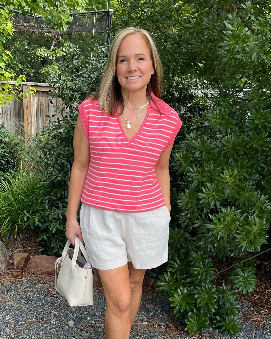 Loving this affordable and versatile top from Amazon.  The fabric is soft and comes in so many colors.  I’m wearing size small.  

#LTKFindsUnder50 #LTKOver40 #LTKSummerSales
