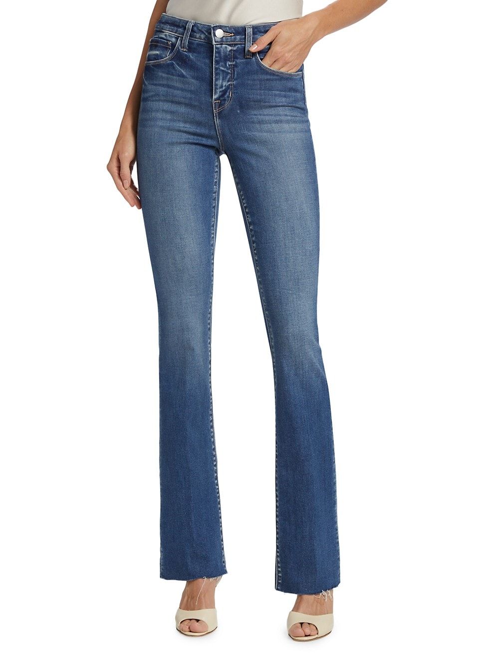 Ruth High-Rise Straight Jeans | Saks Fifth Avenue