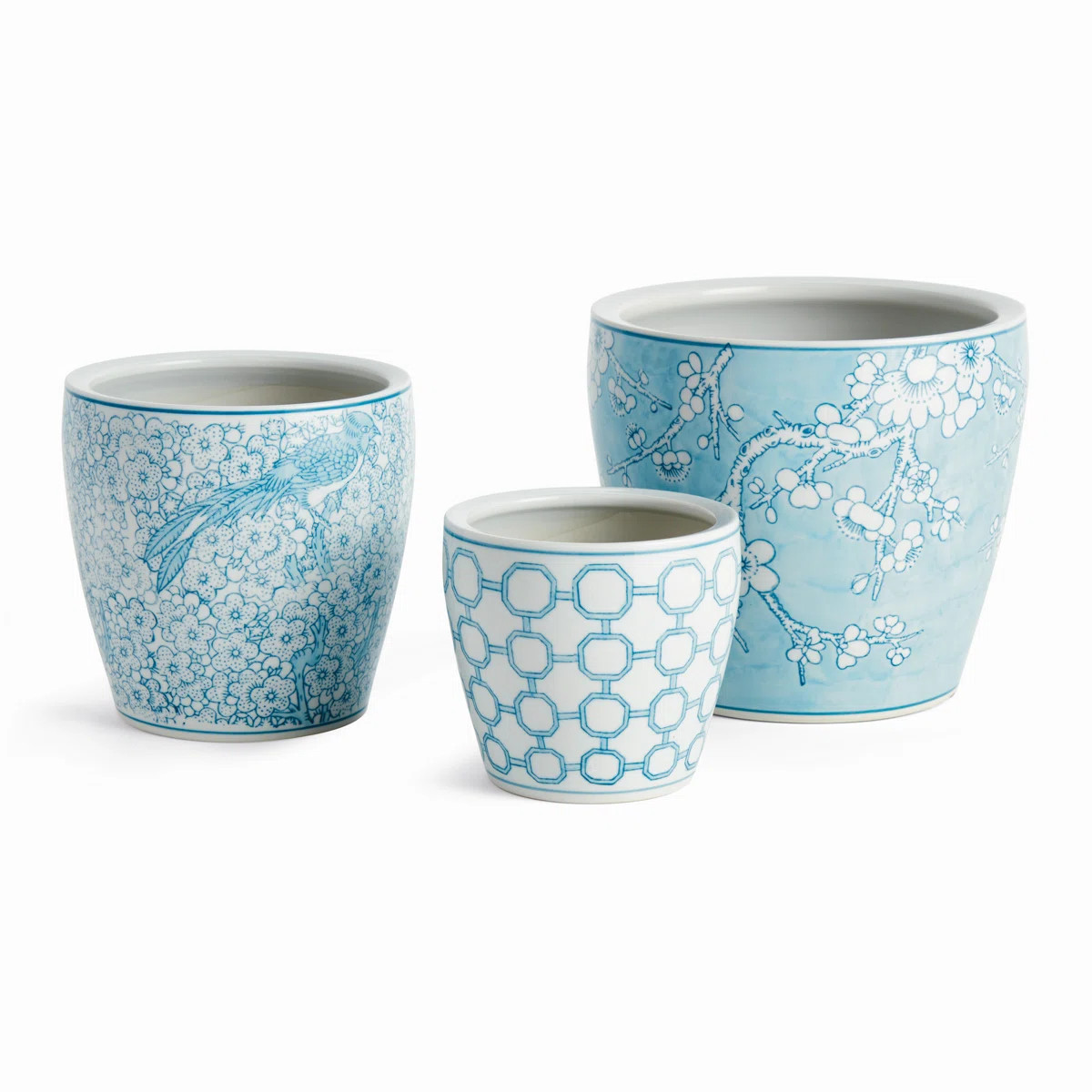 Therese FLOWER POTS, SET OF 3 (Set of 3) | Wayfair North America