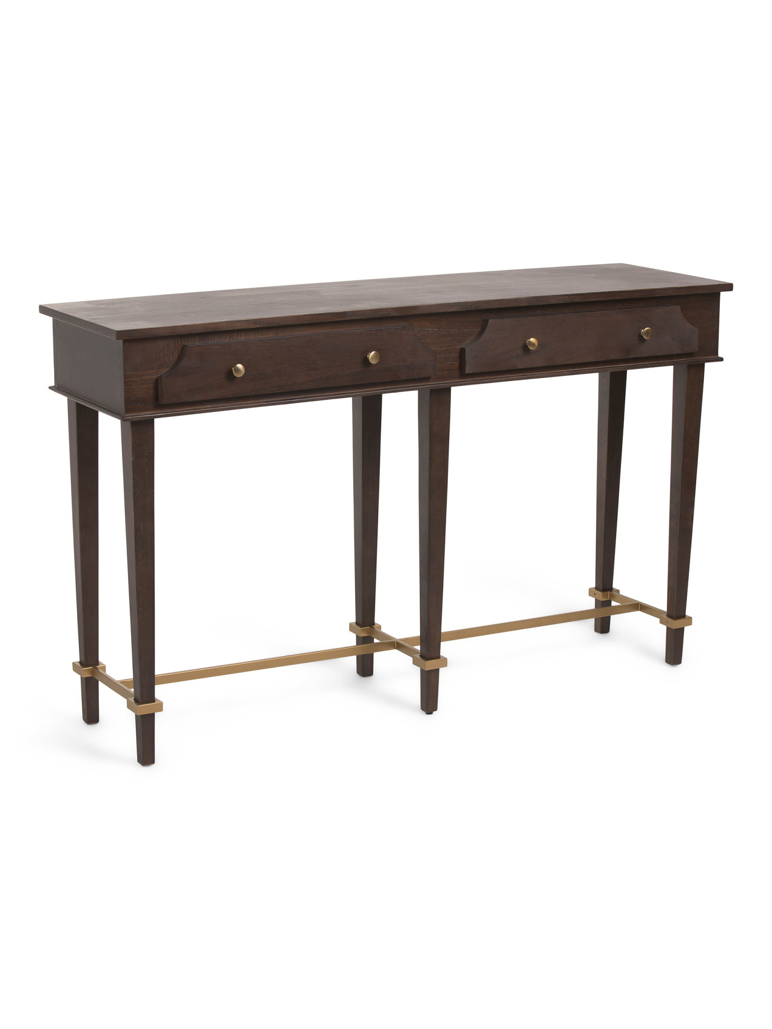 56x34x16 Two Drawer Console Table | TJ Maxx