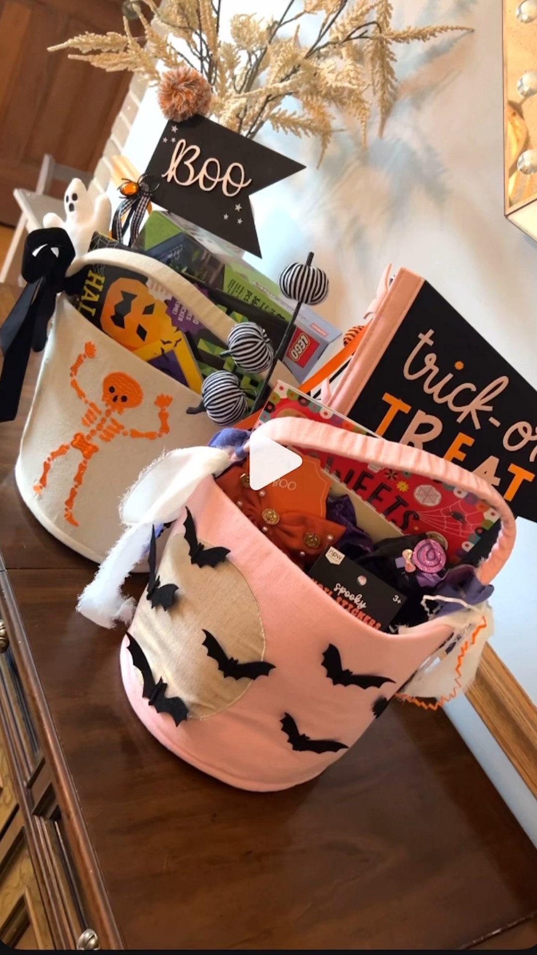 Kids Boo Baskets Girl Boy Halloween Books Bow Lego Set American Girl Doll Clothes Costume paint by sticker gift activity book 

#LTKHalloween #LTKSeasonal #LTKKids