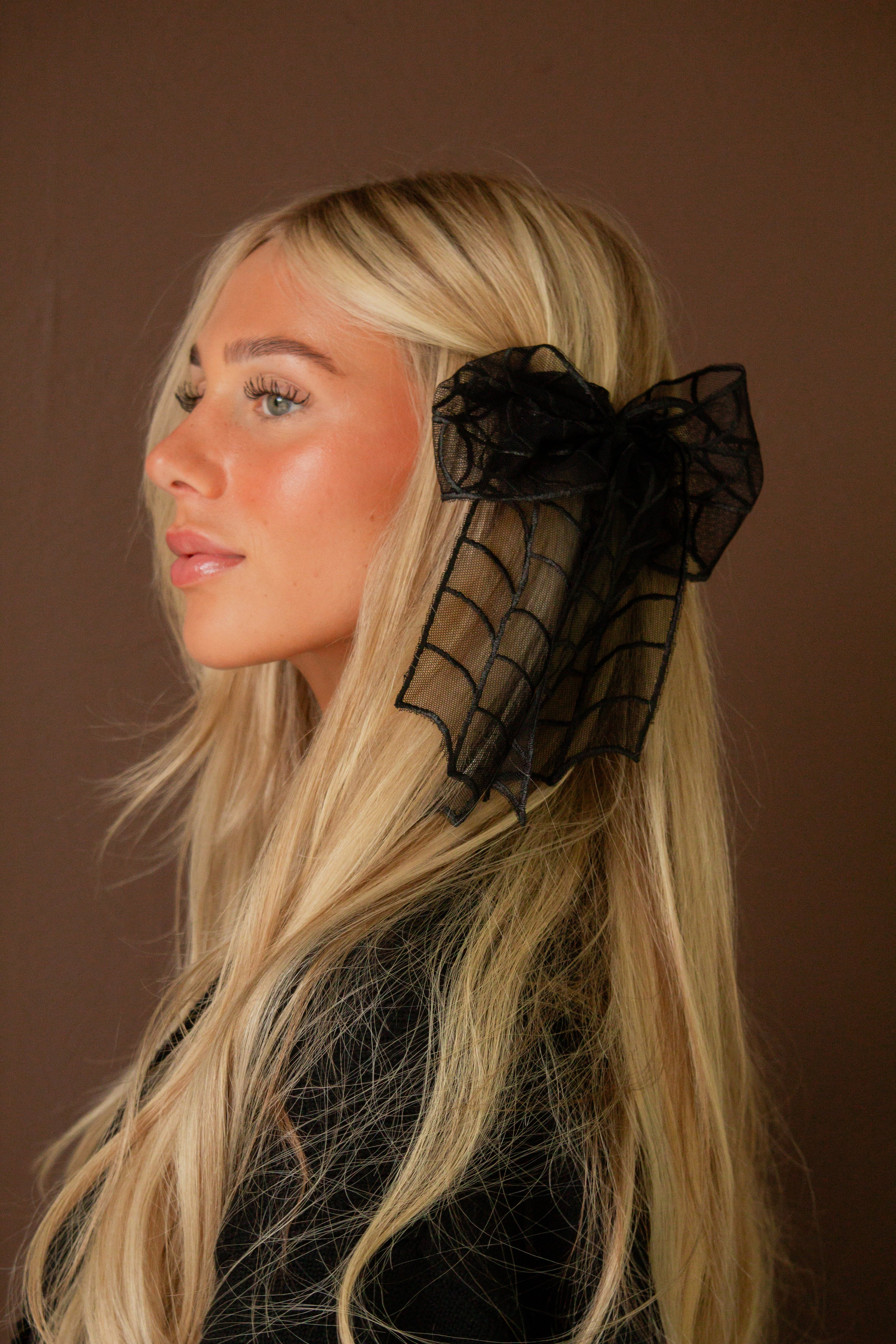 Spider Web Bow Barrette | Shop Andi