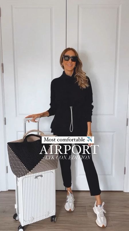 Get ready with me LTK Con.
I love this top seller carry-on. 

Comfortable and elegant outfit choices that I love. This all-black airport outfit is very stylish and comfy.

I love these night out outfits, they are  so chic. I love this wide leg pants, it is very comfortable and flattering.

Everything fits true to size, I’m wearing a size small.

#LTKparties #LTKstyletip #LTKtravel