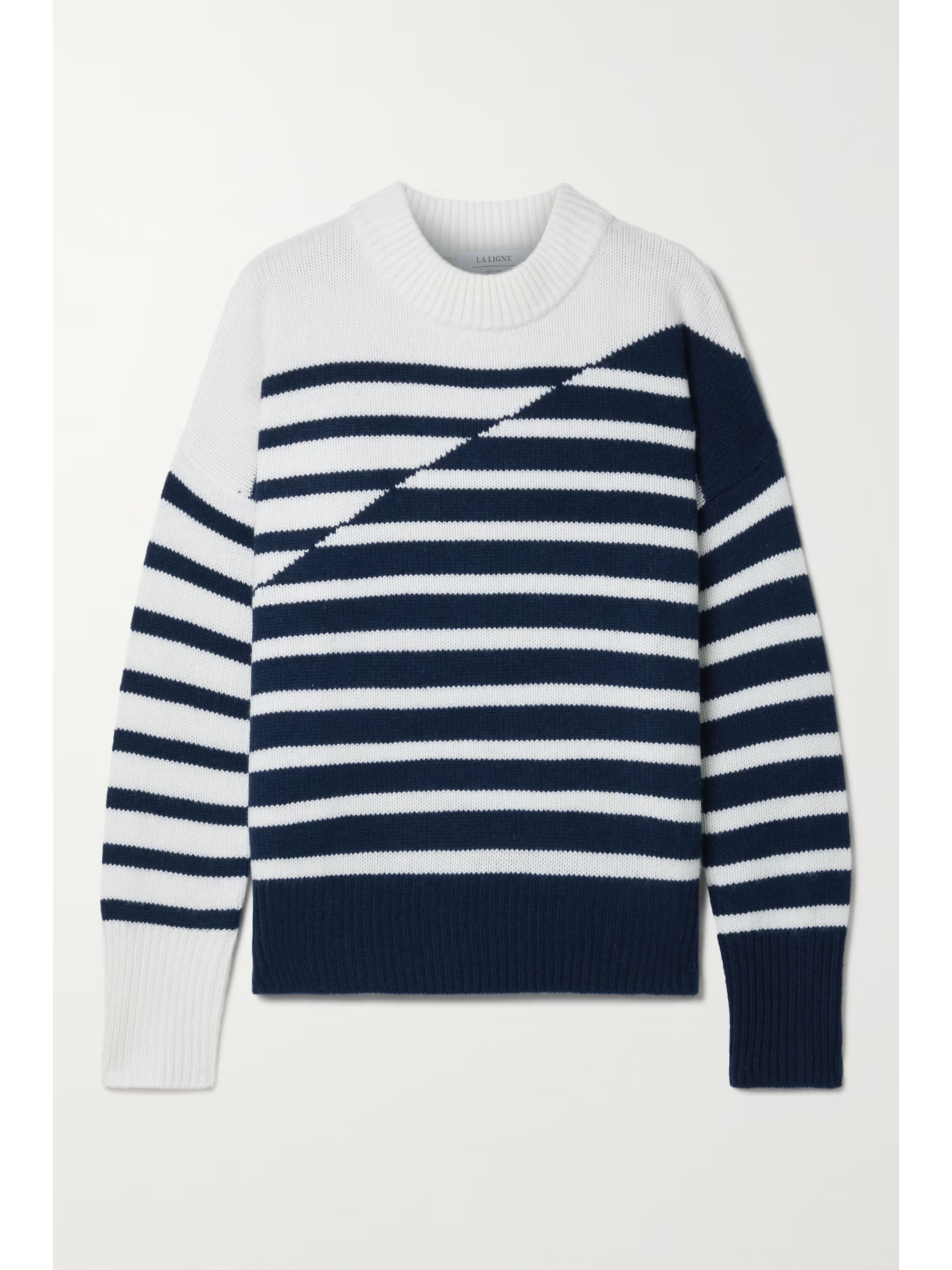 Marin striped wool and cashmere-blend sweater | NET-A-PORTER (US)