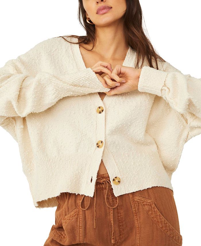 Free People Found My Friend Roomy Cardigan & Reviews - Sweaters - Women - Macy's | Macys (US)