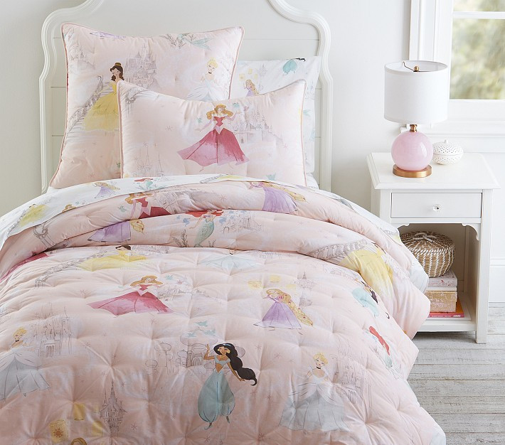 Disney Princess Castles Comforter & Shams | Pottery Barn Kids