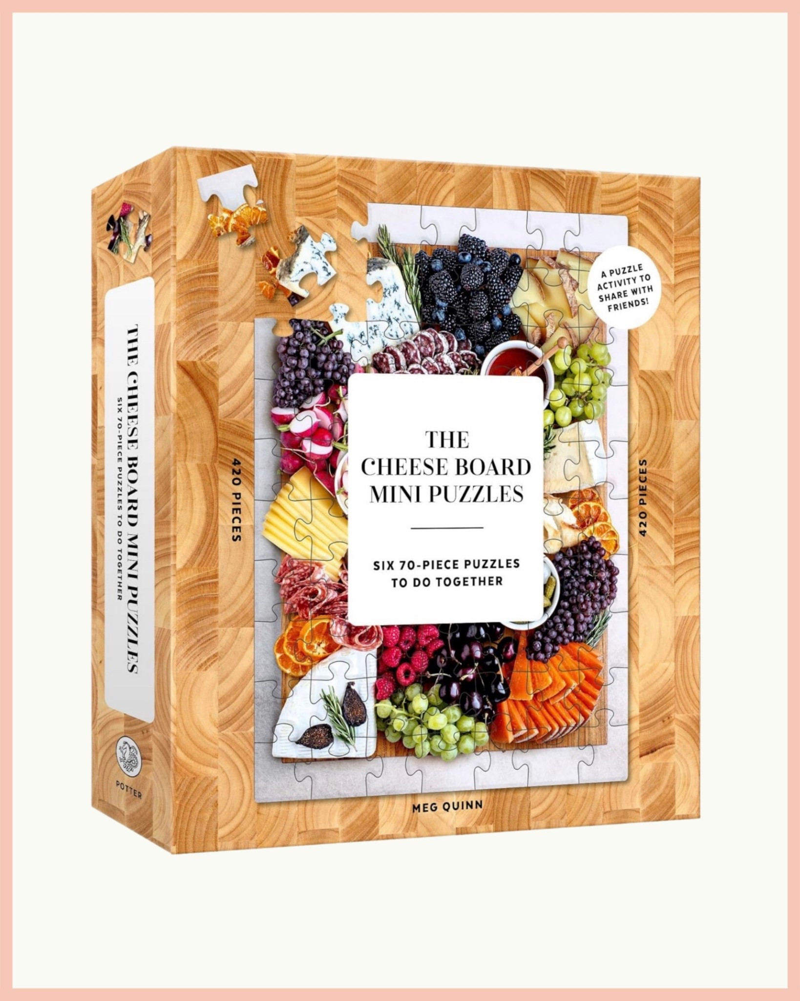 Surprise. I’ve been working on something really special for you and it’s finally here: my Cheese Board Mini Puzzles.

It’s a set of six 70-piece puzzles inspired by boards from The Cheese Board Deck, plus a little booklet with recipes and tips so you can recreate the spreads at home. They’re perfect for cozy winter nights, puzzle breaks with friends or family, or a relaxing solo moment when staying in sounds just right.✨


#LTKfoodie #LTKHome #LTKGiftGuide