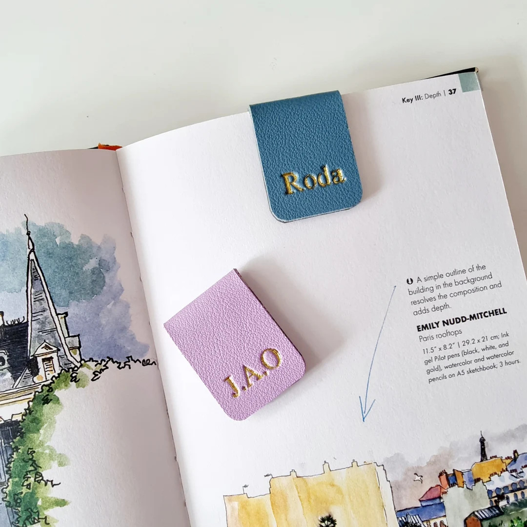 Personalized Magnetic Bookmark, Gift for him and her, Customized gift, Minimalist bookmark, Avail... | Etsy (US)