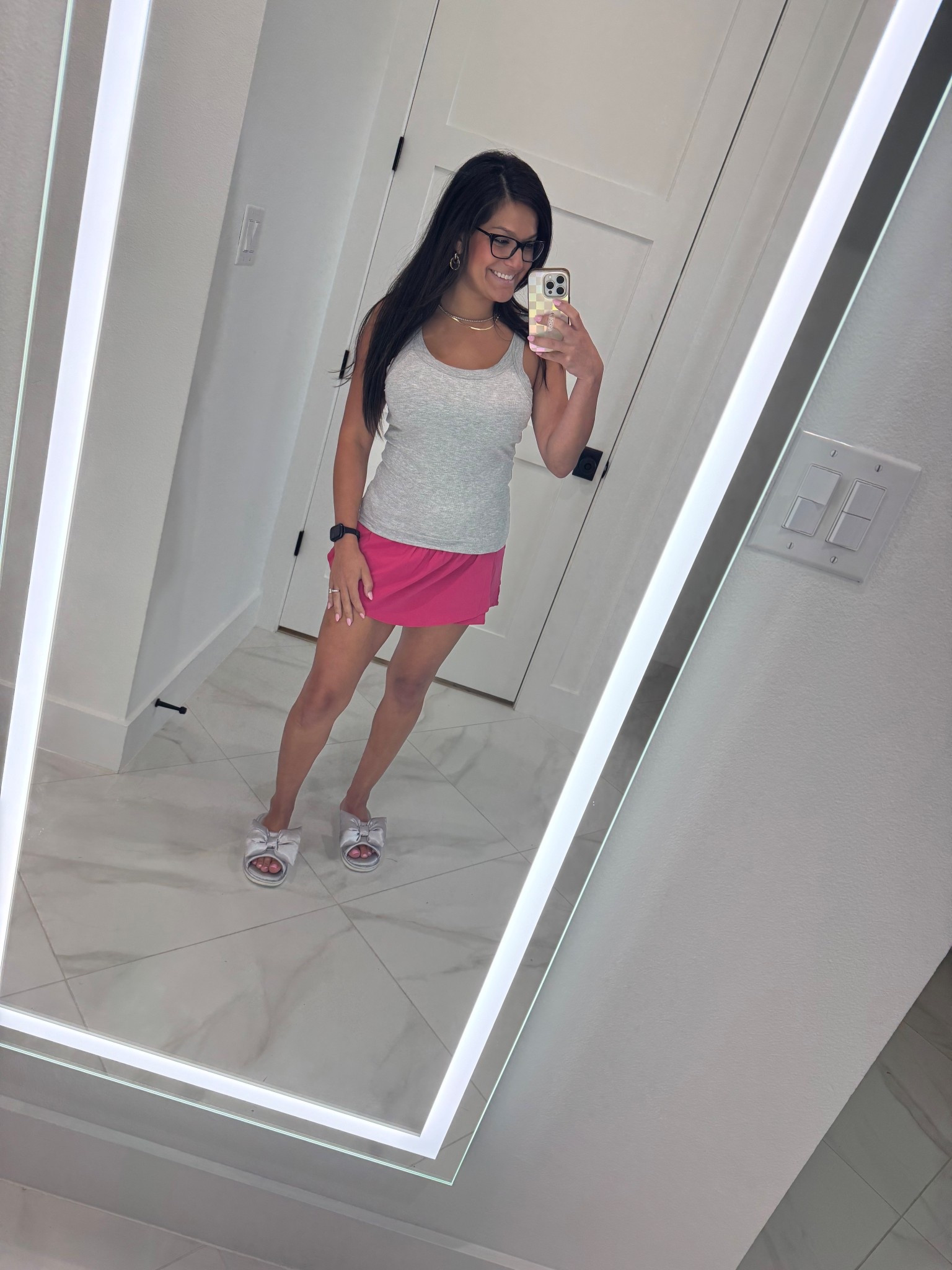Loving this tank with a built-in bra—because convenience is the vibe as a busy mom on the go. 🙌🏼 Athleisure that actually works for real life. Paired it with these adorable new house shoes I found on Amazon. How cute are they?! 💛 Everything linked on my LTK! #momstylewin

#LTKfit #AmazonFinds #AthleisureLook #BusyMomStyle #LTKUnder50 #BuiltInBra #HouseShoeGoals #MomLifeMustHaves #LTKAmazon #LTKMom #EverydayStyle #ComfortAndCute

#LTKPetite #LTKActive #LTKFindsUnder50