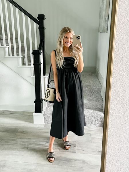 The cutest black bow midi dress perfect for spring!
Wearing size Small. Use code: DRESSES25 for 25% off!

Petal and pup, spring dresses, casual style, beach vacation, spring break, break outfit ideas, summer dresses, affordable dresses 

#LTKunder50 #LTKSale #LTKFind