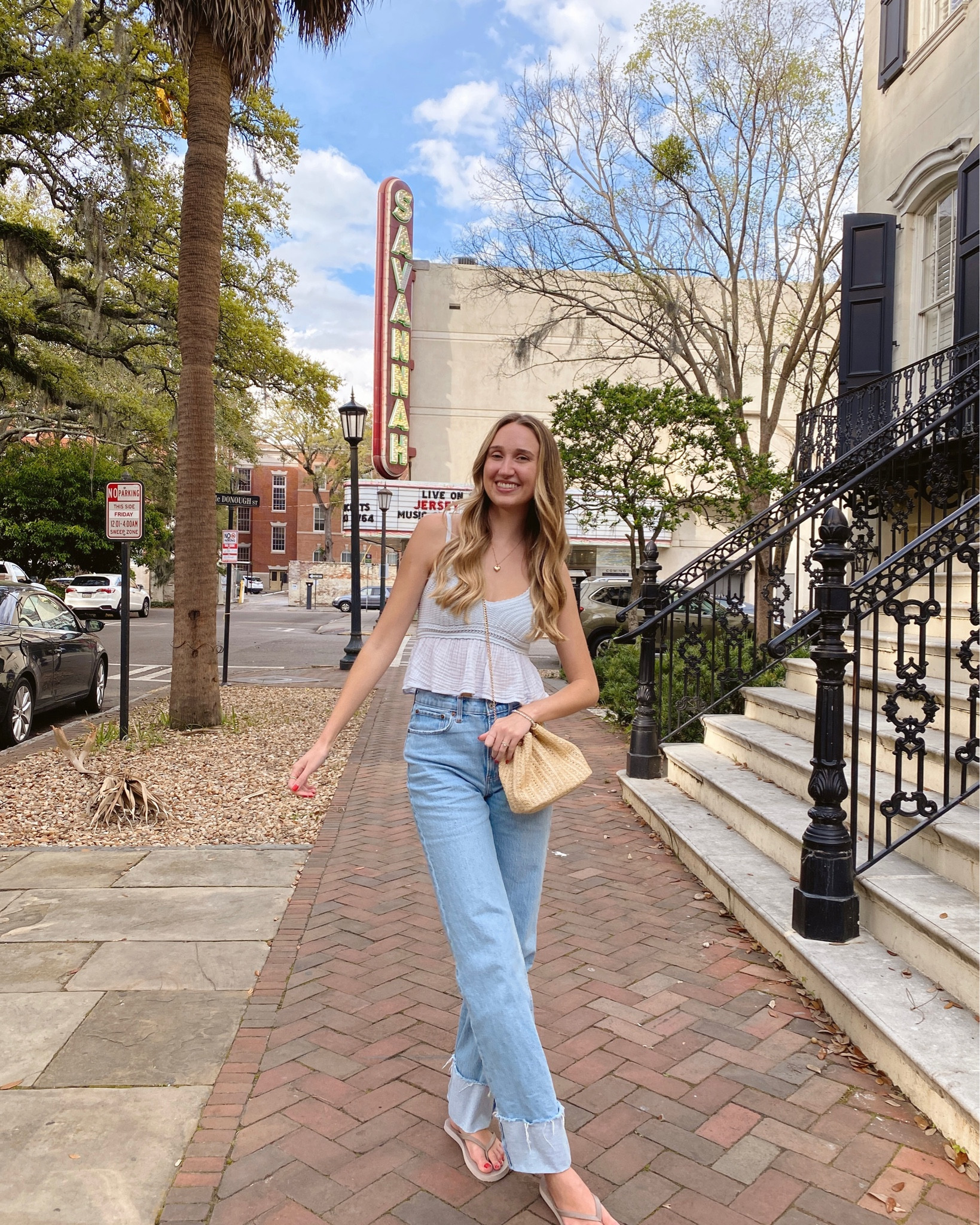 tank: size small
jeans: size 25 long

spring outfit, savannah outfit, lulus, hollister, abercrombie, ootd, simple style

#LTKSeasonal #LTKstyletip #LTKtravel