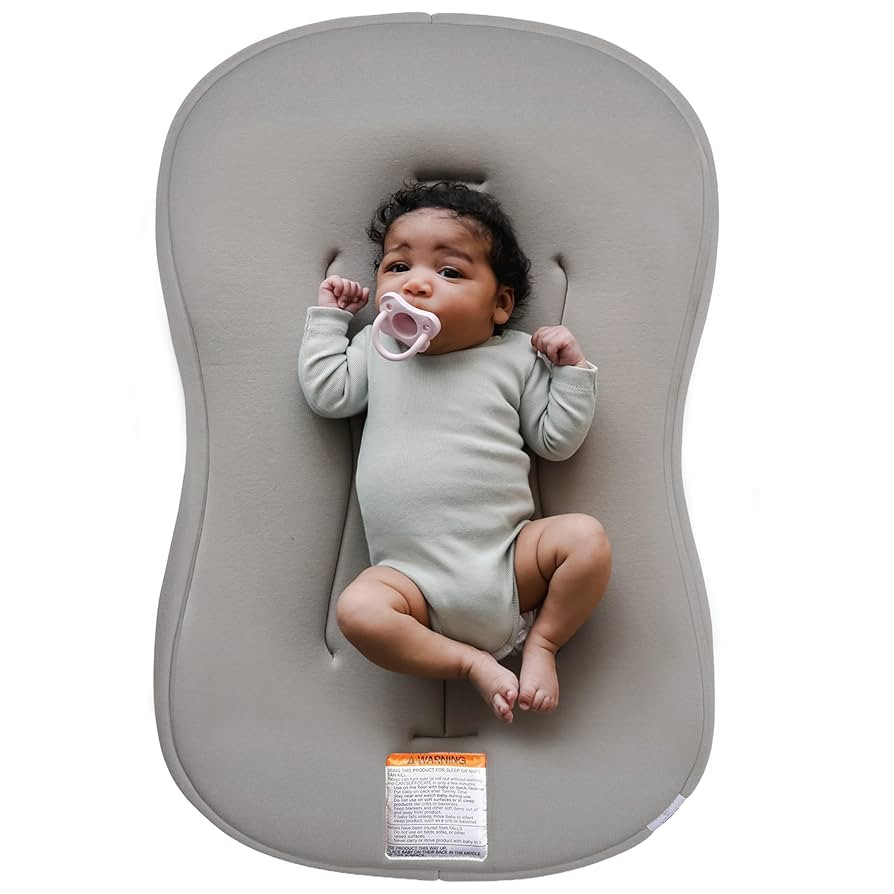 Snuggle Me® Baby Lounger Curve (0-6 Months) - Premium Organic Cotton with Foam Core, Machine-Was... | Amazon (US)