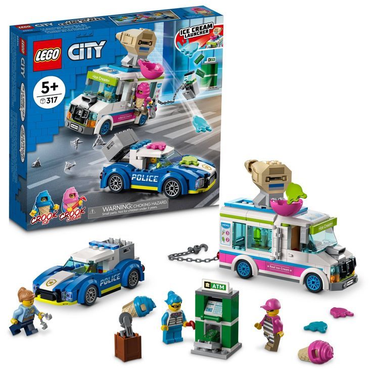 LEGO City Police Ice Cream Truck Police Chase 60314 Building Set | Target