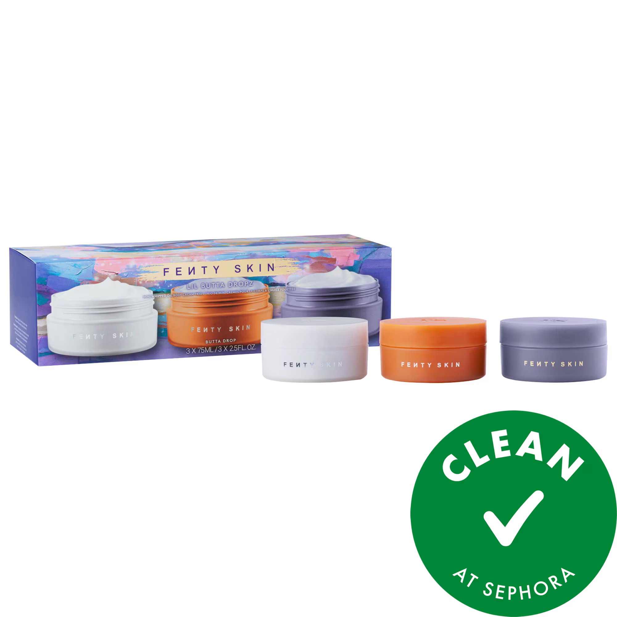 Fenty Skin Lil Butta Dropz Mini Whipped Oil Body Cream Trio | Sephora (US)