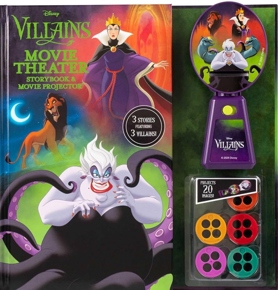 Disney Villains: Movie Theater Storybook & Movie Projector | Amazon (US)
