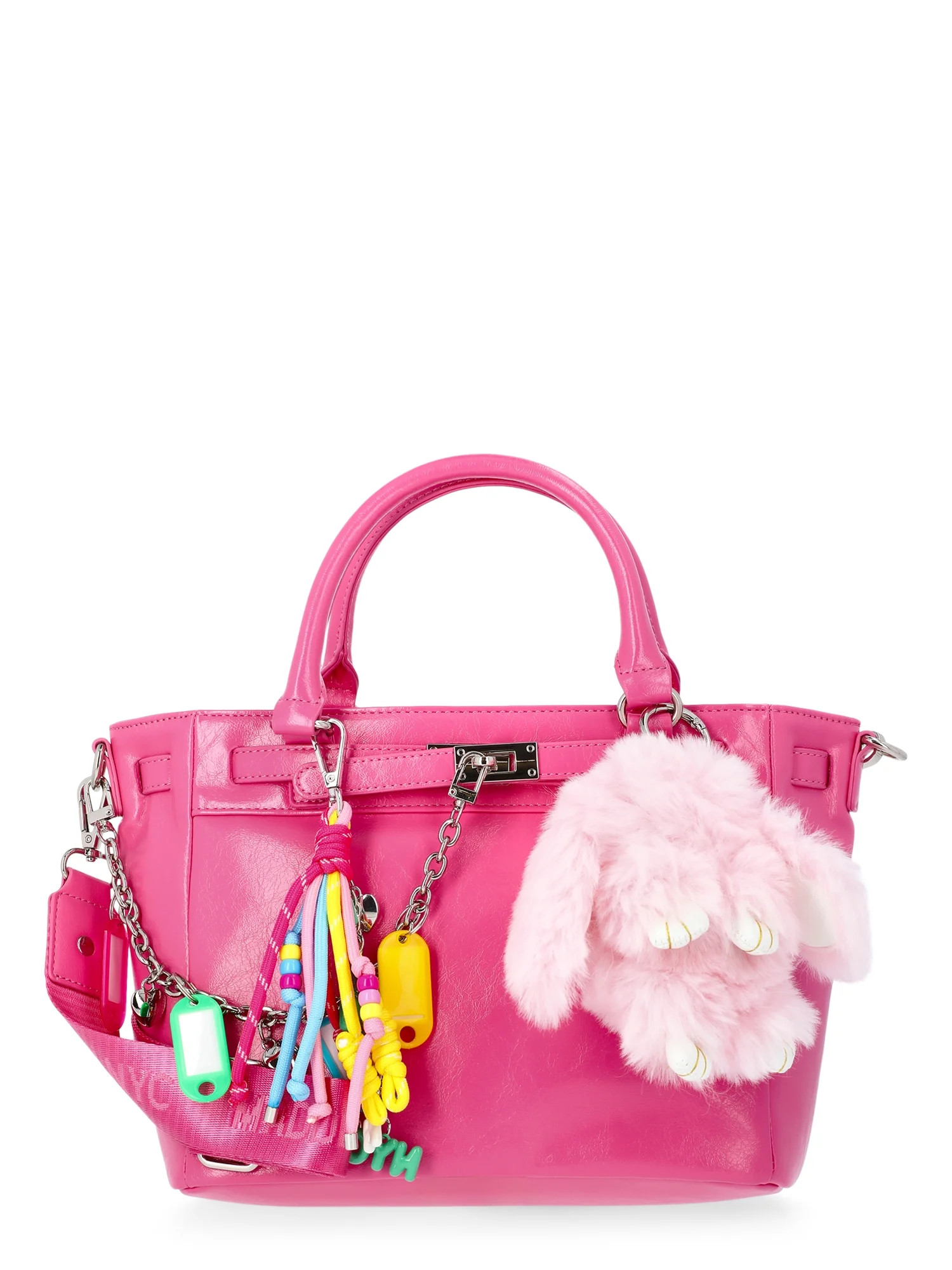 Madden NYC Women's Top Handle Satchel, Pink | Walmart (US)