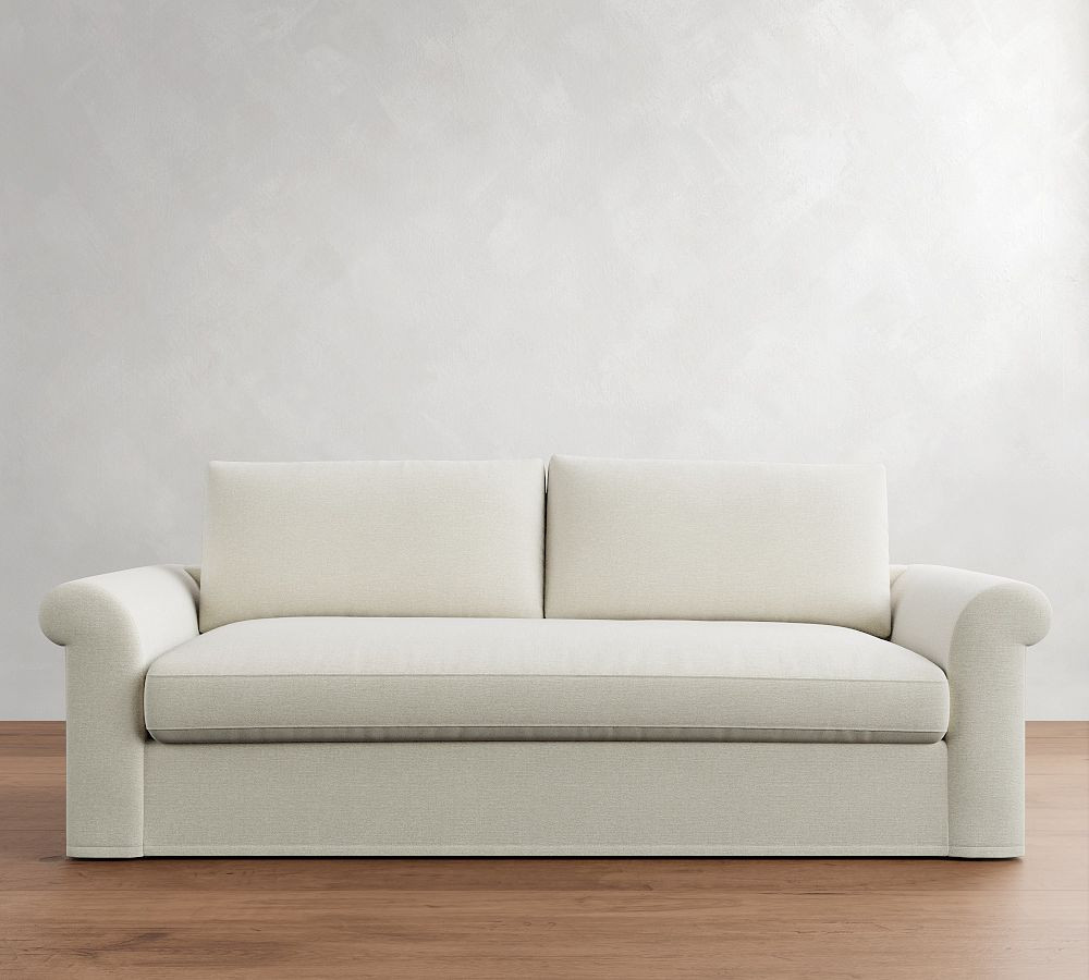 Westwood Roll Arm Slipcovered Sofa (70"&ndash;130") | Pottery Barn (US)