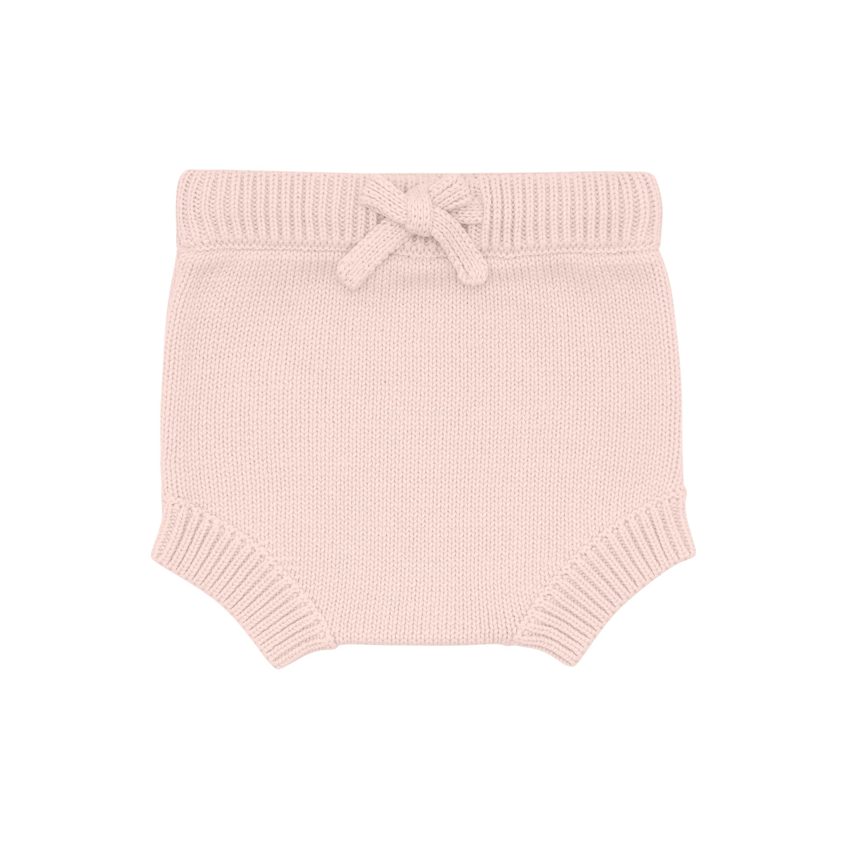 baby pink knit bloomer | minnow