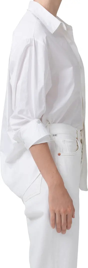 Kayla Oversize Poplin Button-Up Shirt | Nordstrom