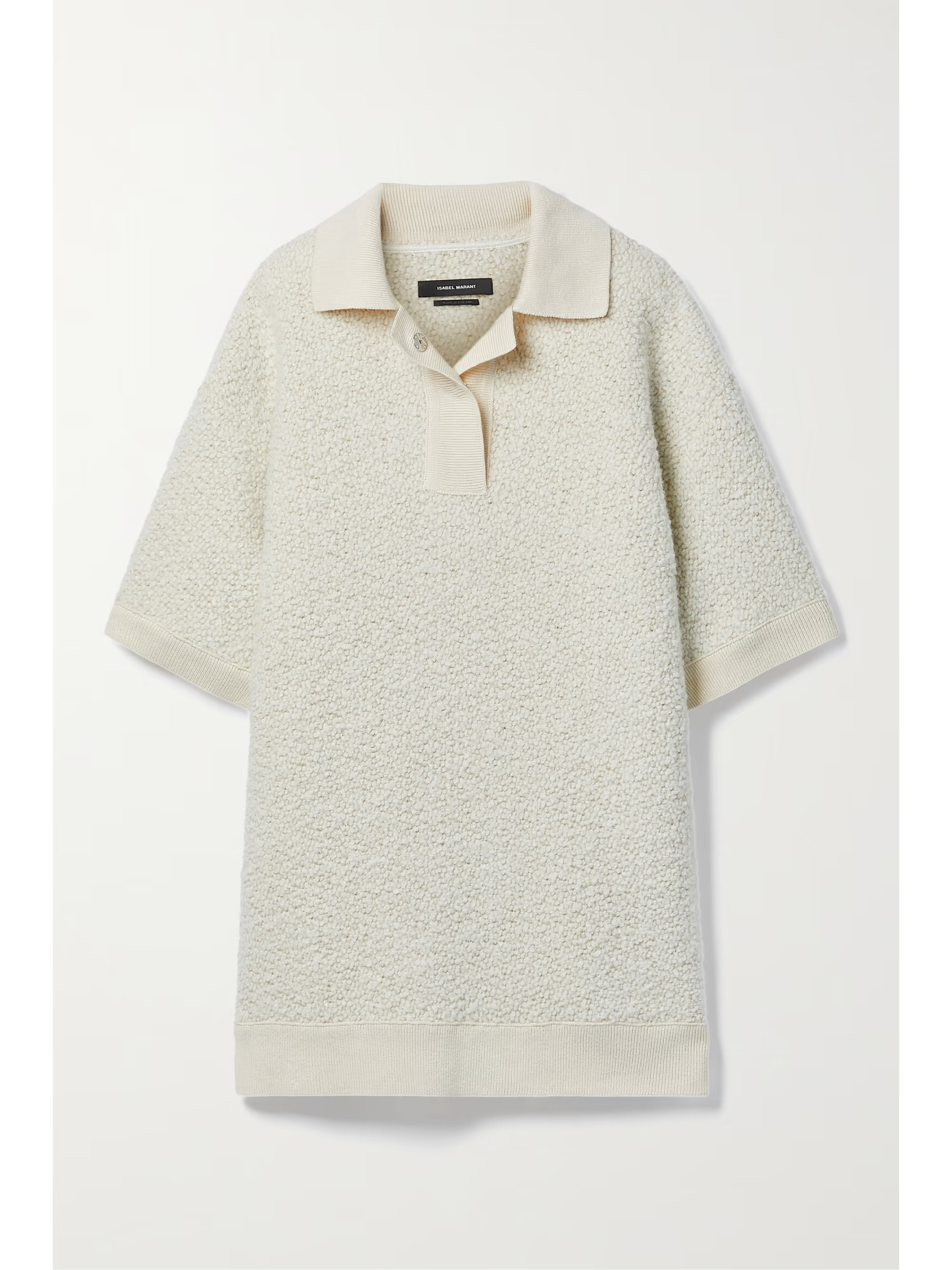 Imelda oversized bouclé polo shirt | NET-A-PORTER (UK & EU)