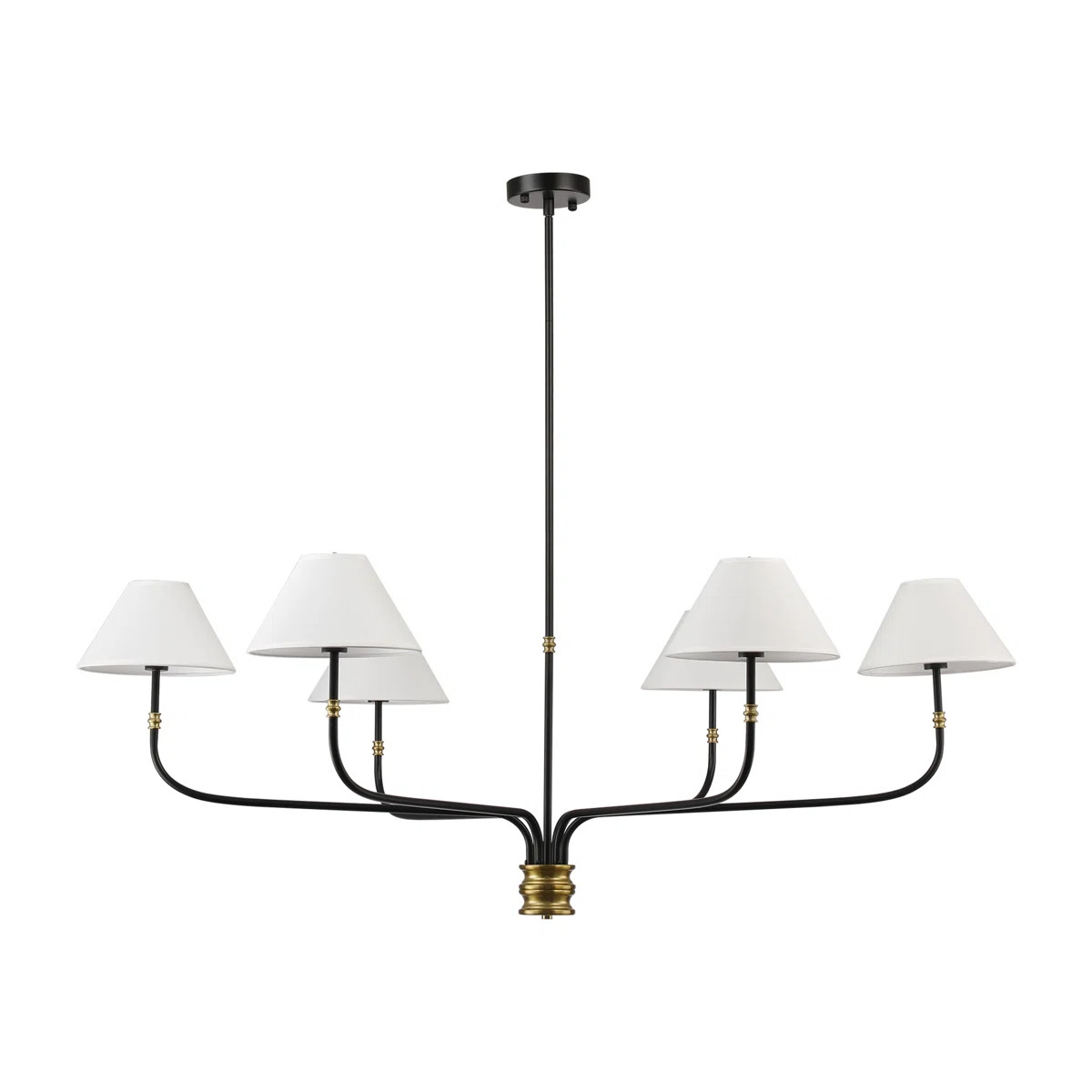 Transform your living space with This stunning 6-Light Chandelier, a design that bridges the gap ... | Wayfair North America