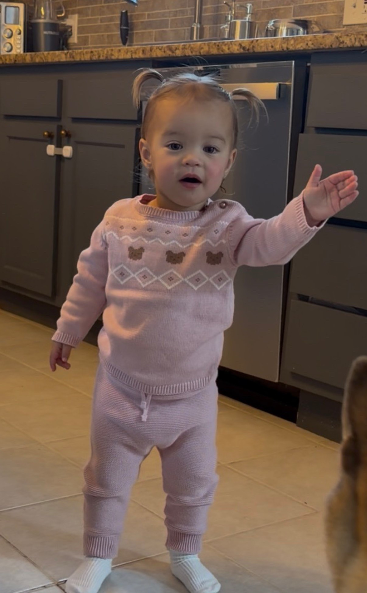 She kept looking in the mirror saying “bears” 🥺🥺 Heavier knit perfect for winter. Runs a little big. She’s in size 12m

#LTKSeasonal #LTKFamily #LTKKids