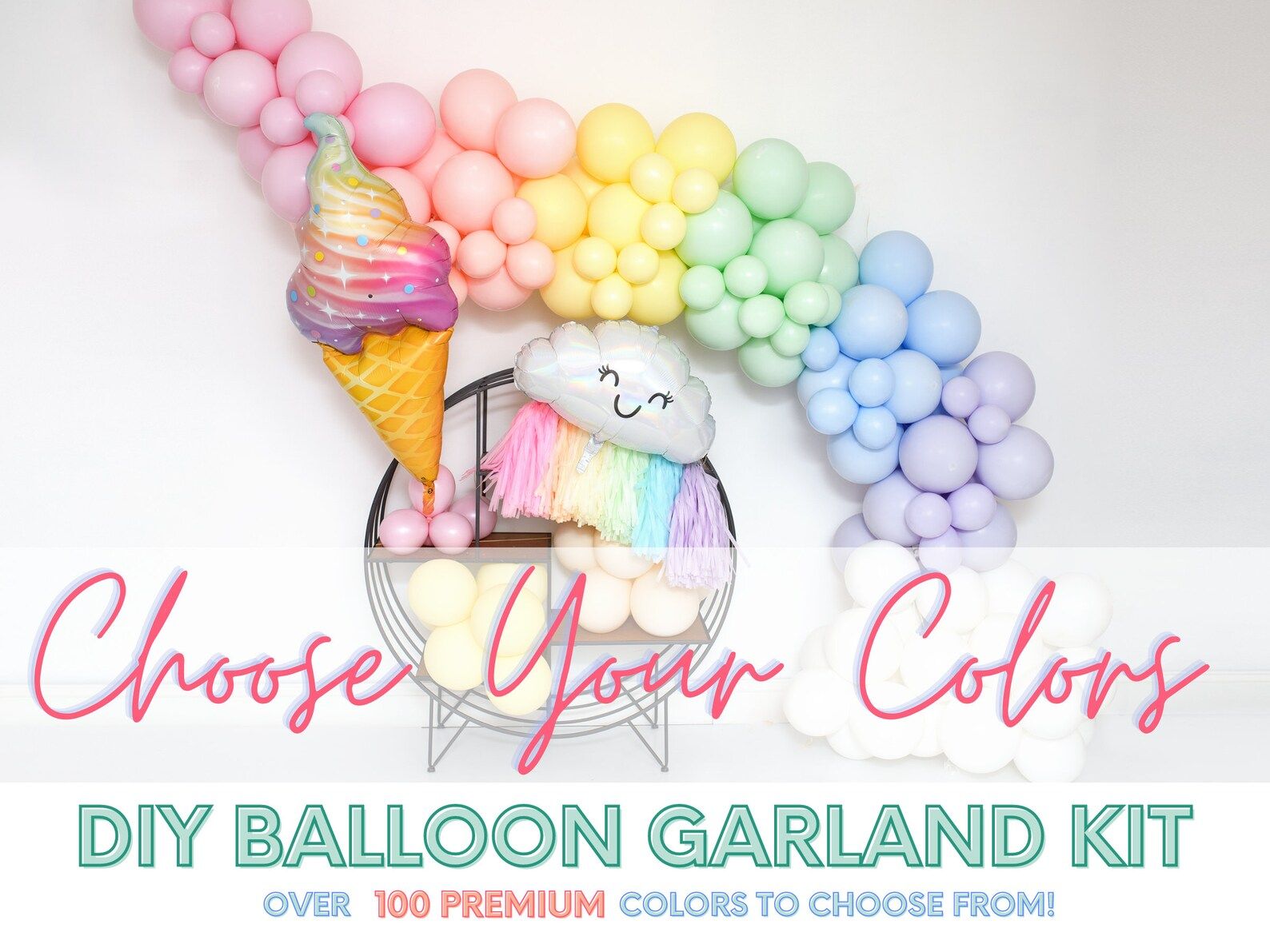DIY Custom Balloon Garland Arch Kit  Chalk Colors  Wedding | Etsy | Etsy (US)