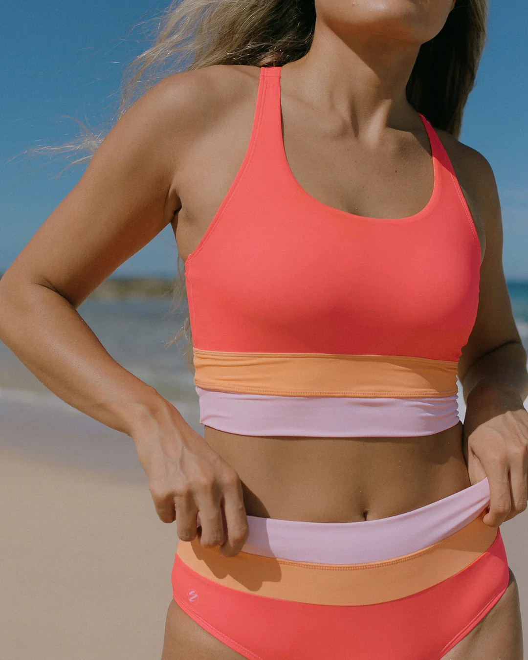 Sherbet Cut Back Crop | Nani Swimwear