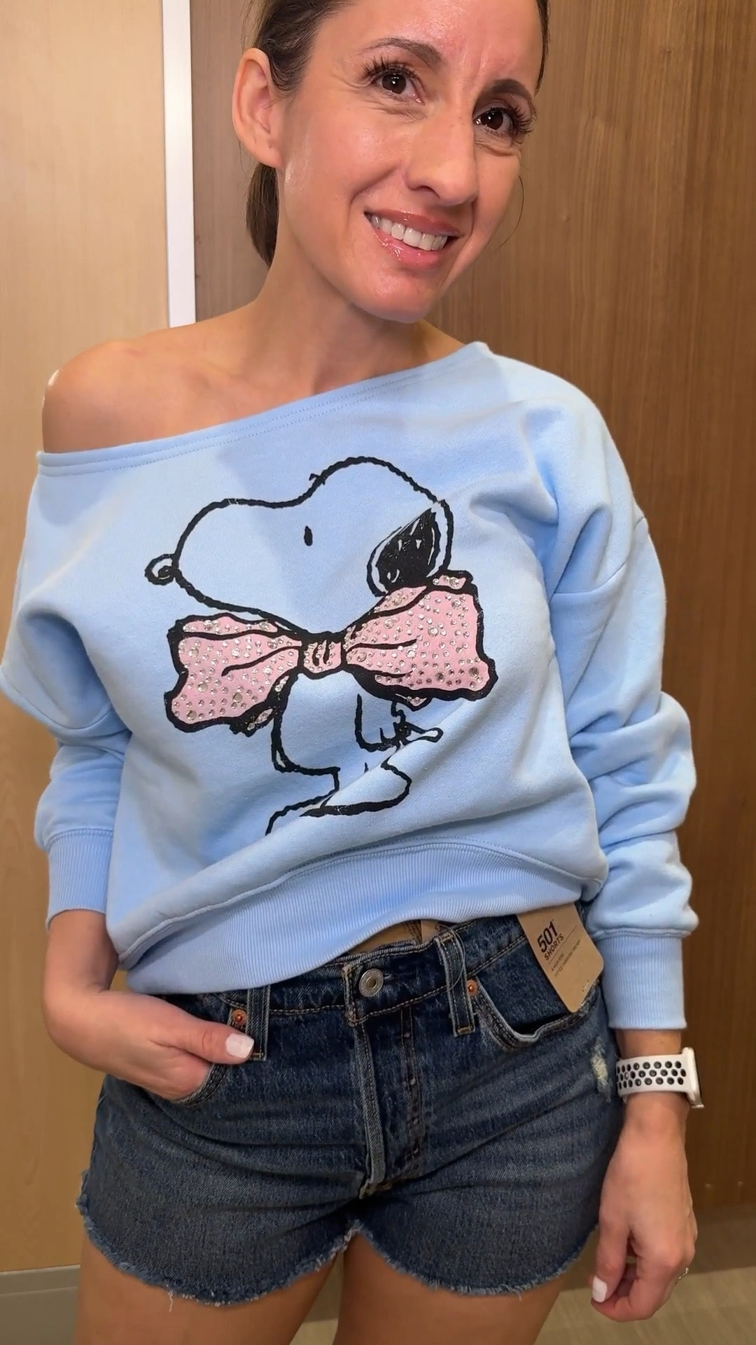 Y’all I love these Levi’s Jean shorts. I haven’t worn a lot of button fly jeans. 
I am officially a huge fan. 
These run big. Down 1 size. Love them. 
Petite Style 
Jean Shorts 

#LTKootd #LTKPetite #LTKOver40