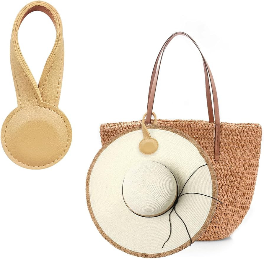 Travel Clip for Bags, Strong Leather Holder with Secure Closure, Lightweight Hook for Purses, Bac... | Amazon (US)