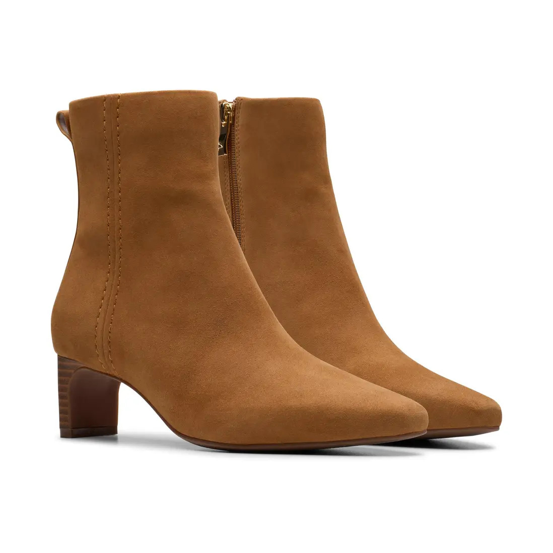Brown Clarks Edina Up Tan Suede Ankle Boots | Debenhams | Debenhams UK