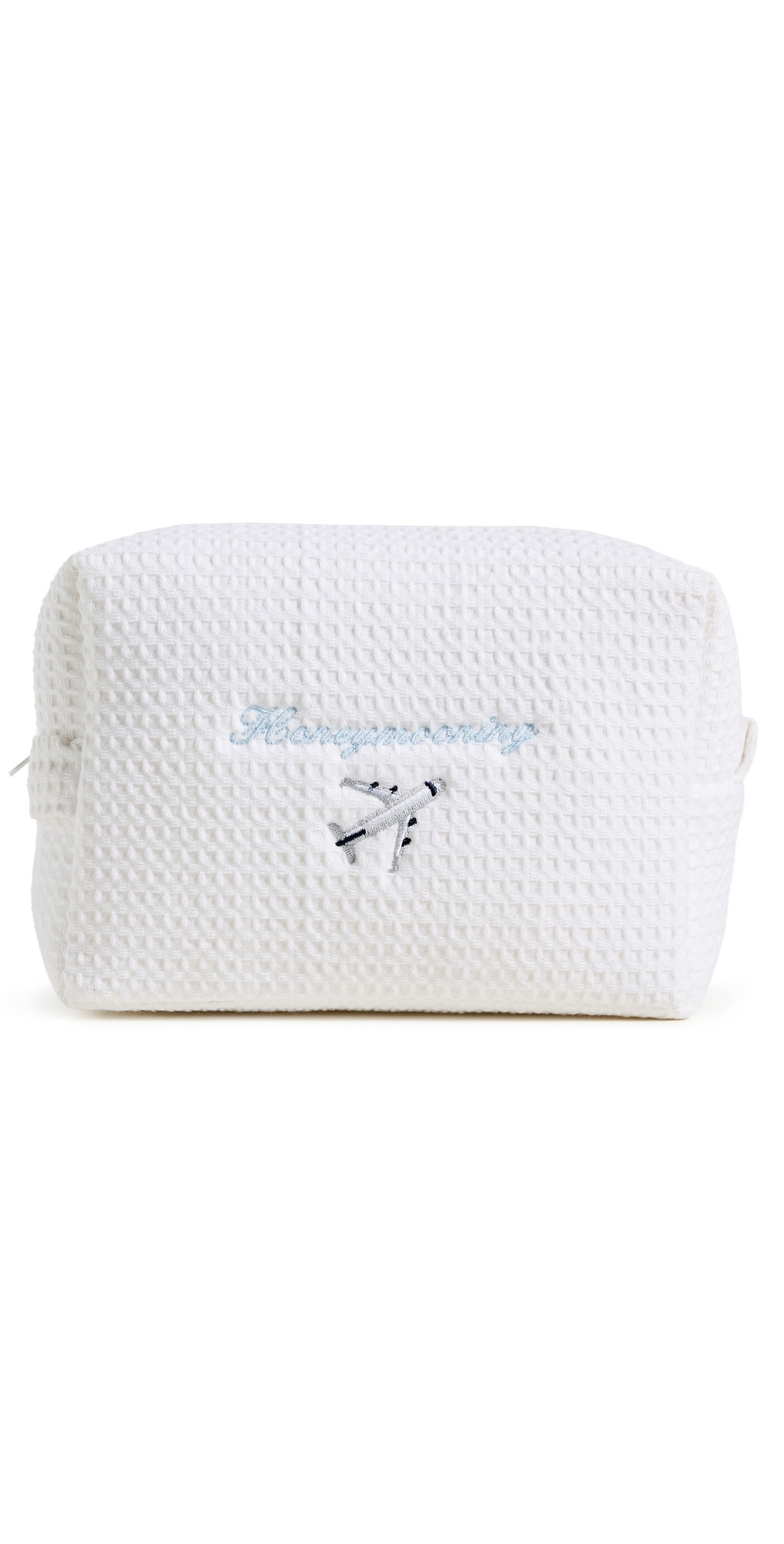 Abbode Honeymooning Waffle Pouch Cloud One Size | Shopbop