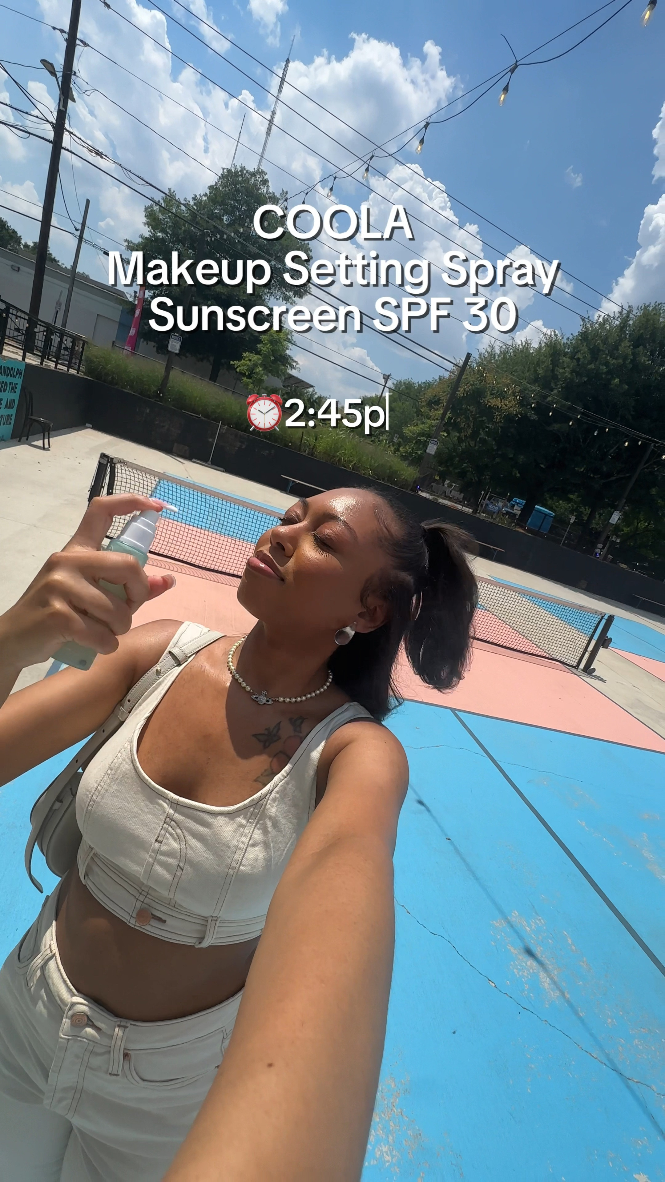 The makeup setting spray with SPF is a must for the summer ☀️

#LTKVideo #LTKBeauty