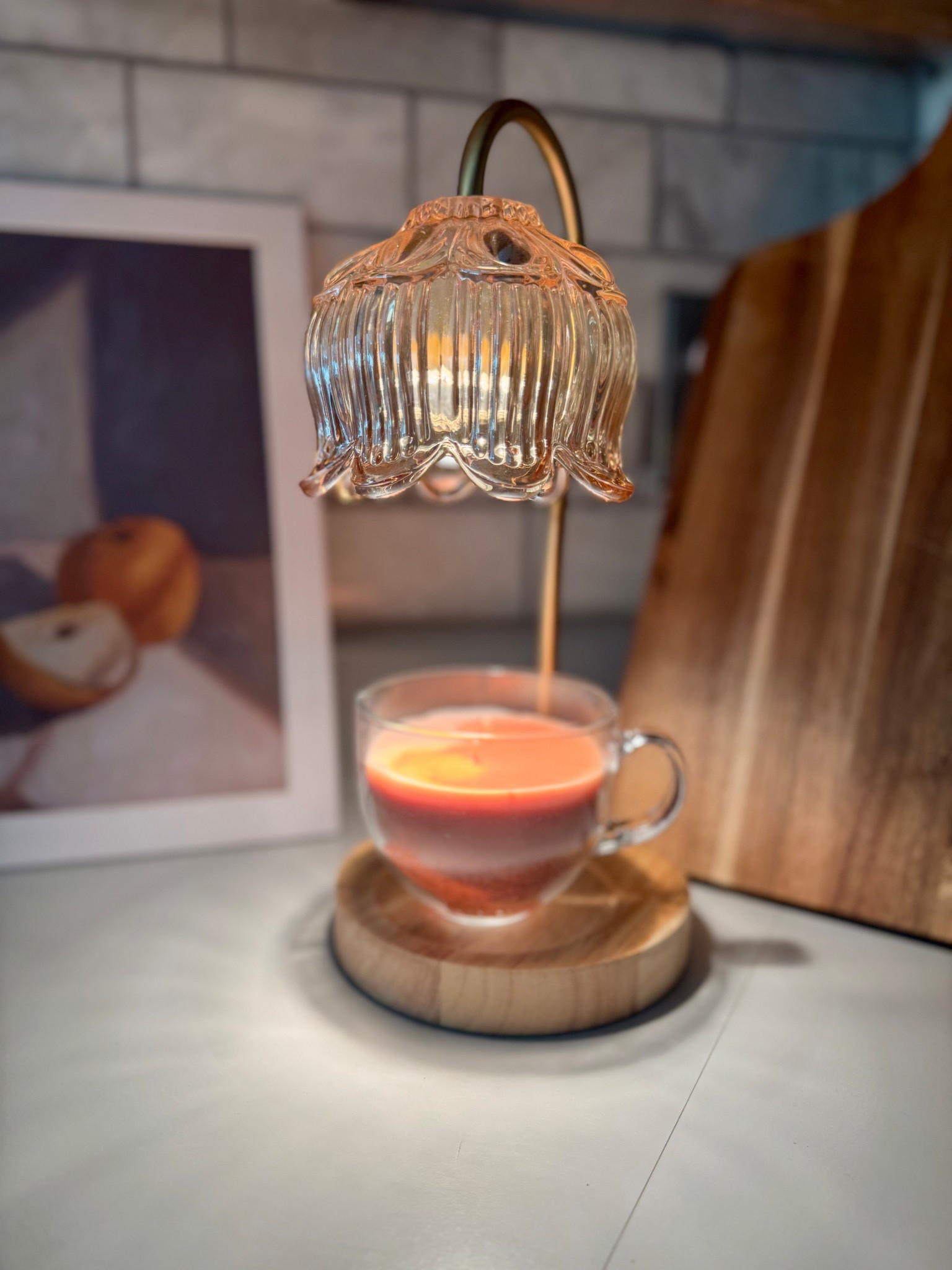 The perfect candle lamp warmer for your home! It has a timer to set how long you want the warmer on and 3 different brightness settings for the lamp. 

#LTKFallSale #LTKSeasonal #LTKHome