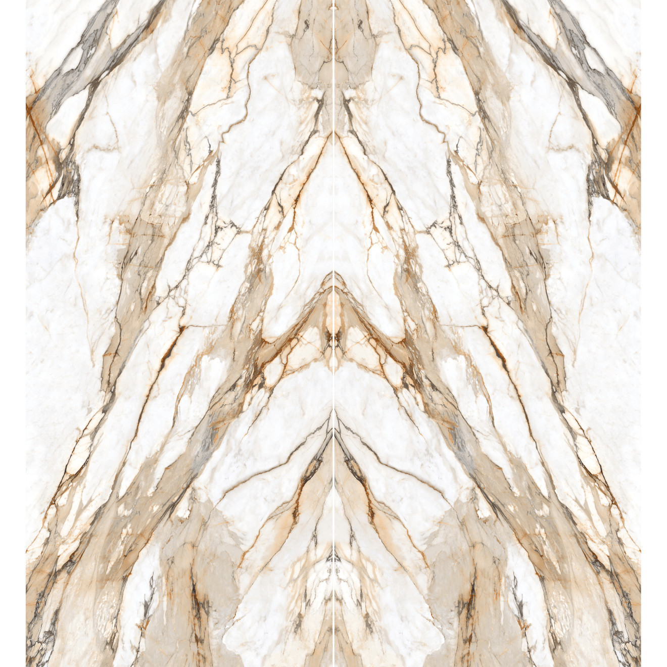 Magnifica Encore 60" x 126" - 12mm Honed Bookmatch Porcelain Slab in Calacatta Antique | Bedrosians Tile and Stone